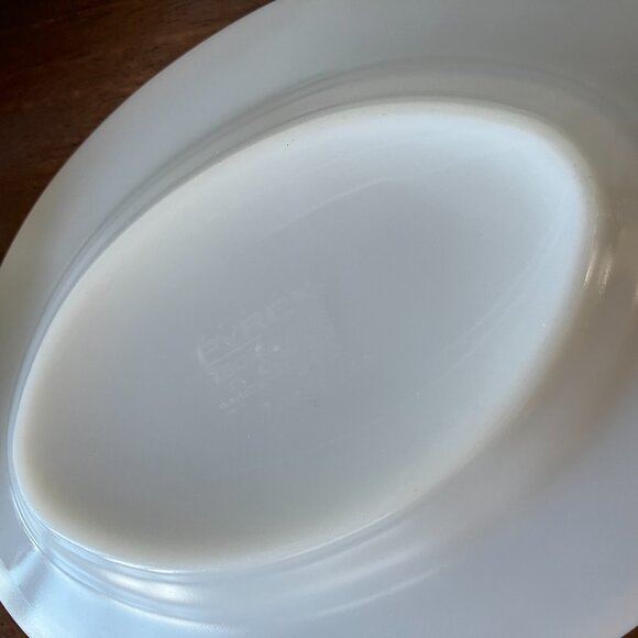 Vintage Pyrex Gray Laurel Leaf Small Serving Platters Set of six - Picture 2 of 9